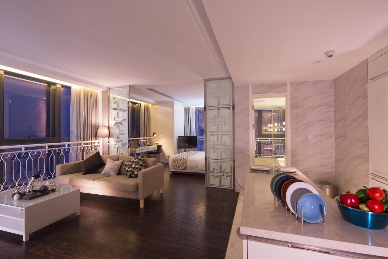 ננג'ינג Suning Auraya Service Apartment Nanjing מראה חיצוני תמונה