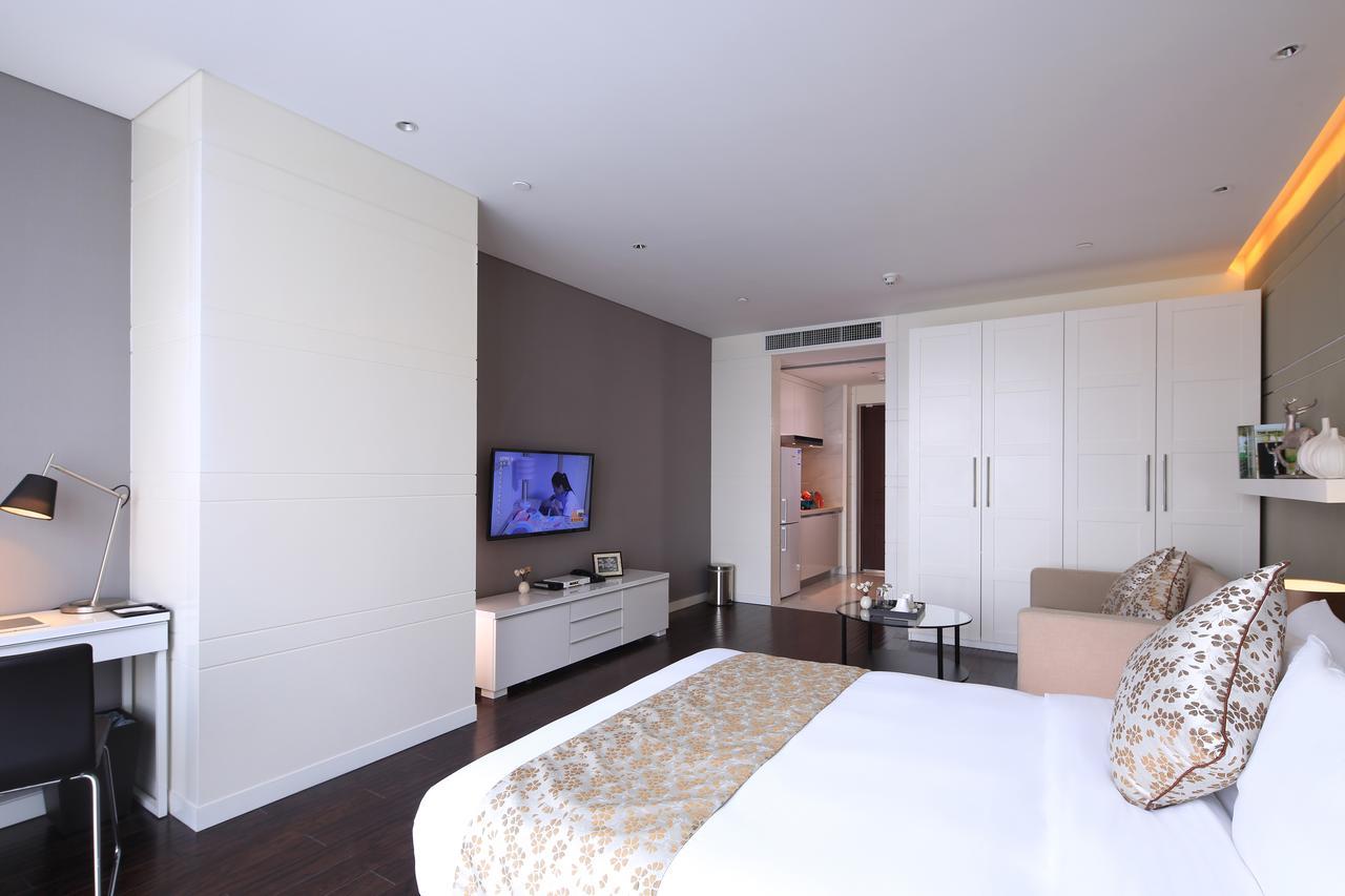 ננג'ינג Suning Auraya Service Apartment Nanjing מראה חיצוני תמונה