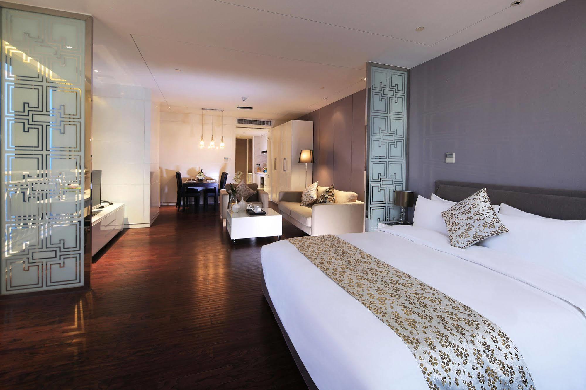 ננג'ינג Suning Auraya Service Apartment Nanjing מראה חיצוני תמונה